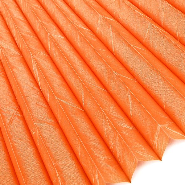 Plissee Luzern, Orange, lichtdurchlässig + blickdicht, Hitzeschutz, feucht abwischbar