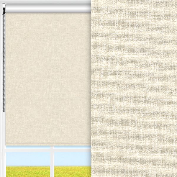 Rollo Maya, beige, komplett verdunkelnd, feucht abwischbar